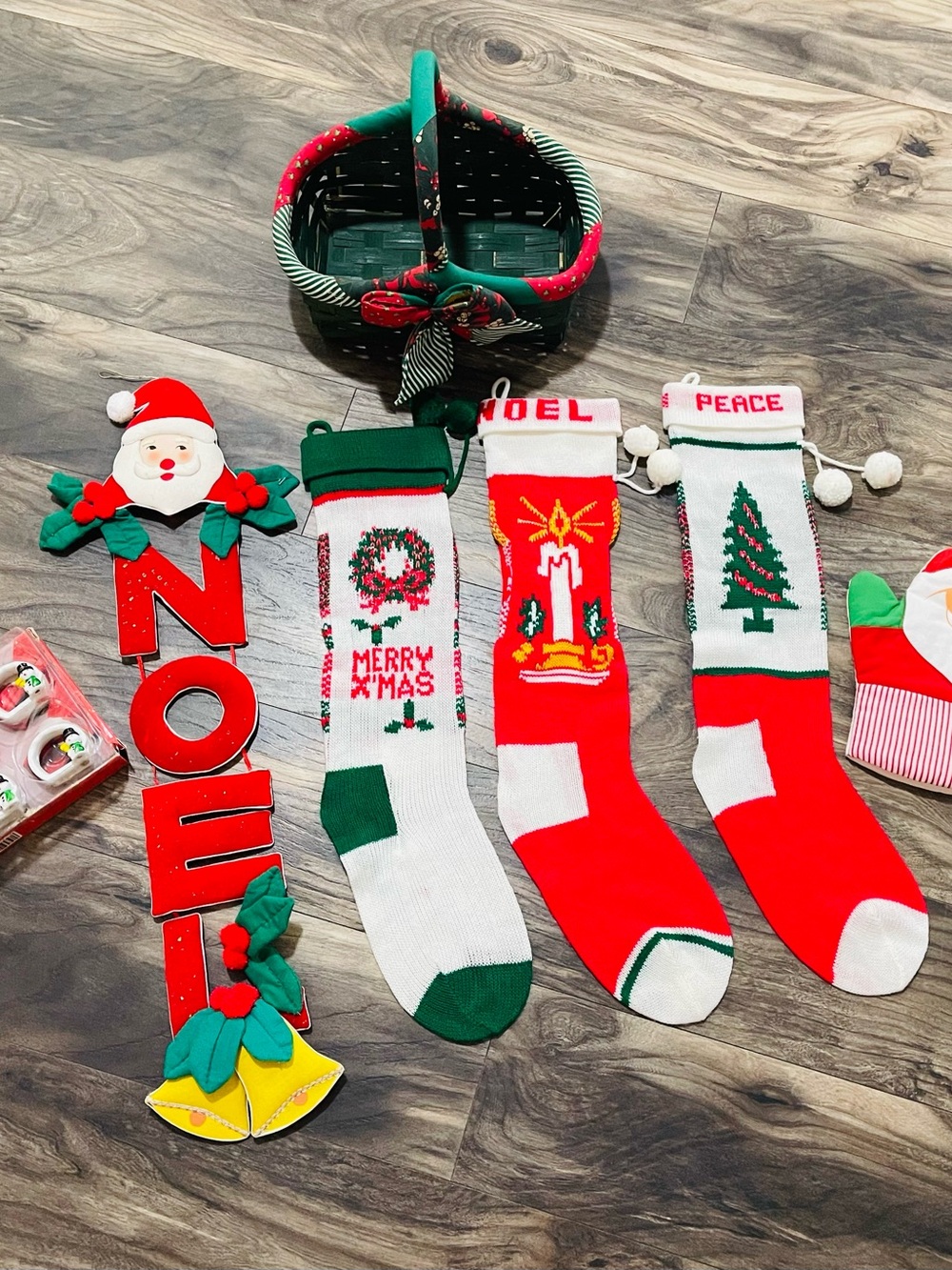 Vintage Christmas vignette